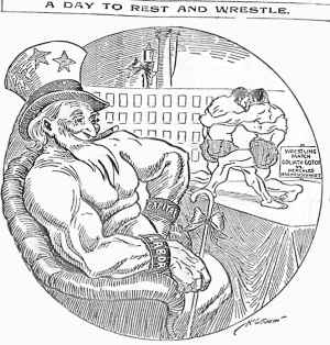 chicago daily tribune, sep 4, 1911, page 1 goliath Gotch vs hercules Hackenschmidt