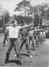 School Archery in the 1930s, Japan Photo credit: Arthur Grix,