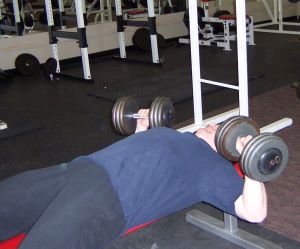 flat bench dumbbell 1