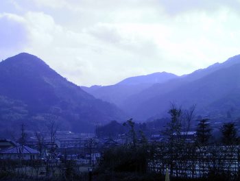The mountains in Shimane