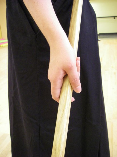hiki otoshi uchi yoi, rear hand