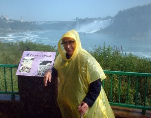 Imai Soke in front of the US falls