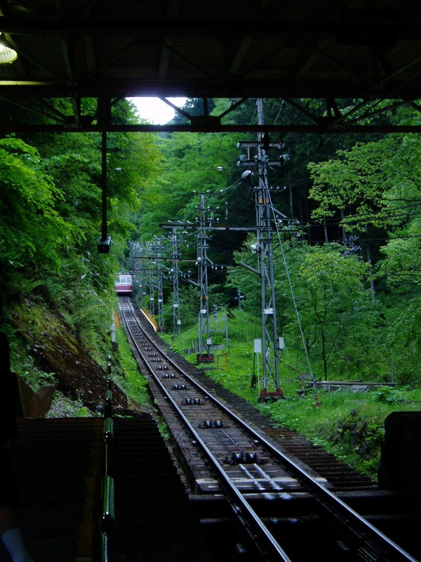 cable car at Mt. Koya