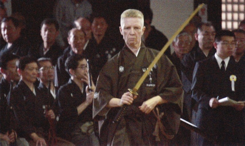 Pam Parker at the 105th ZNKR Kyoto enbu taikai