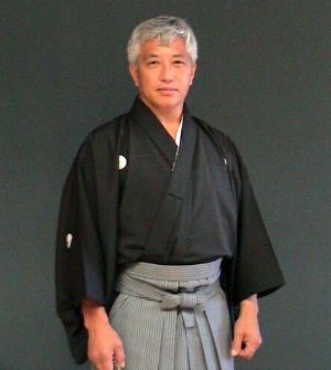 Ohmi sensei and his new hakama