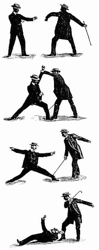 JNC, Barton-Wright, Self Defence with a cane part 2