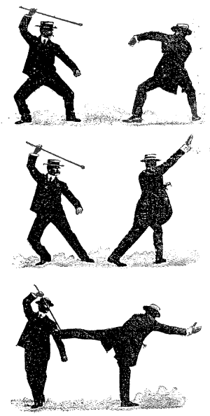 JNC, Barton-Wright, Self Defence with a cane part 2